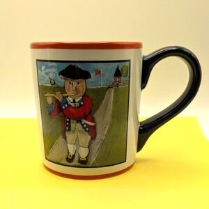 Nancy Thomas Young Fifer Mug Yorktown Williamsburg Folk Art 2003 Read Street